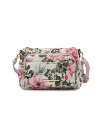 【送料無料】 MKFコレクション レディース ショルダーバッグ バッグ Rosalie Quilted floral Pattern Women's Shoulder Bag by Mia K White