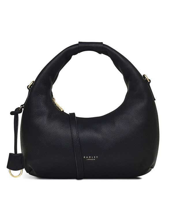 ハンドバッグ 【送料無料】 ラドリー ロンドン レディース ハンドバッグ バッグ Charles Street Small Leather Zip Top Grab Bag Black