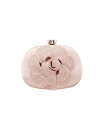 yz ji fB[X nhobO obO Crystal Embellished Flower Minaudiere Handbag Pearl Rose