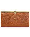 yz pgVAiV fB[X z ANZT[ Cauchy Tooled Leather Wallet Florence/Gold