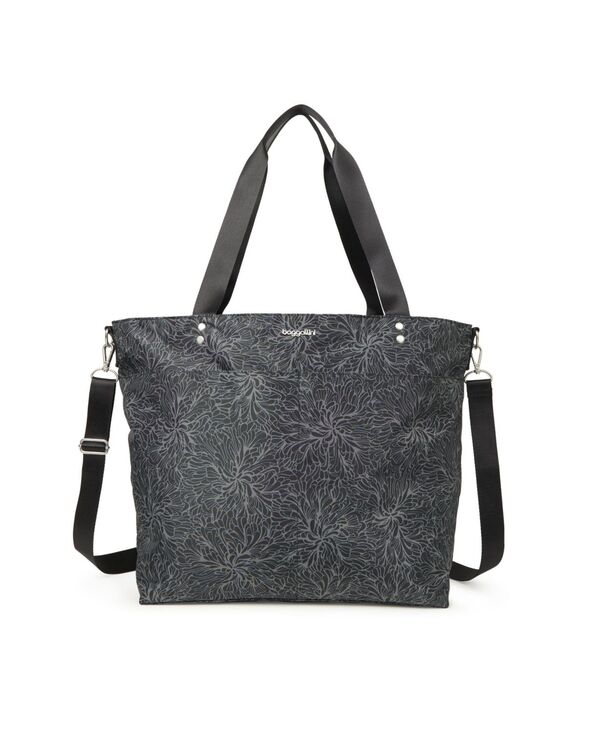 【送料無料】 バッガリーニ レディース トートバッグ バッグ Large Carryall Tote Midnight Blossom Print - Nylon