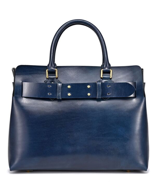 楽天ReVida 楽天市場店【送料無料】 オールドトレンド レディース トートバッグ バッグ Women's Genuine Leather Westland Tote Bag Navy