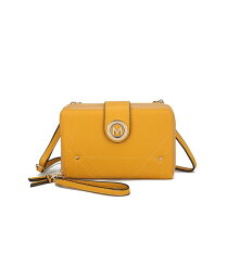 【送料無料】 MKFコレクション レディース ショルダーバッグ バッグ Sage Cell-phone Wallet Cross body Bag with Optional Wristlet by Mia K Mustard