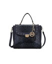 【送料無料】 MKFコレクション レディース ハンドバッグ バッグ Lilli Satchel Bag by Mia k. Navy blue