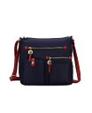 yz MKFRNV fB[X V_[obO obO Serena Color-Block Nylon Women's Shoulder Bag by Mia K. Navy blue