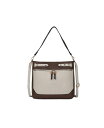 yz MKFRNV fB[X V_[obO obO Evie two-tone Women's Shoulder bag by Mia K Chocolate beige