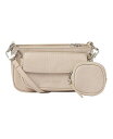 yz A[oIWiX fB[X V_[obO obO A Little Crazy Croc-effect Faux Leather Crossbody Bag Cream