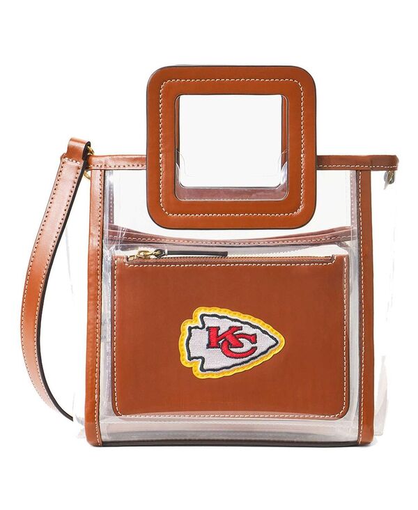 ̵  ǥ ϥɥХå Хå Women's Kansas City Chiefs Clear Mini Shirley Bag Brown