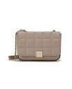 yz MKFRNV fB[X V_[obO obO Nyra quilted Women's Shoulder bag&nbsp;by Mia K Taupe