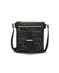 【送料無料】 MKFコレクション レディース ショルダーバッグ バッグ Jeni Multi Compartment Crossbody Bag by Mia K Black