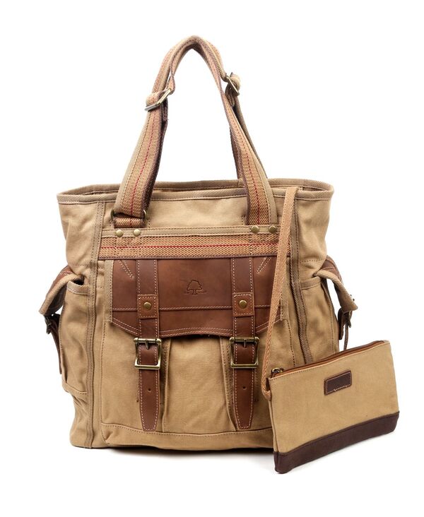 【送料無料】 TSDブランド レディース トートバッグ バッグ Women's Turtle Ridge Canvas Tote Bag Camel