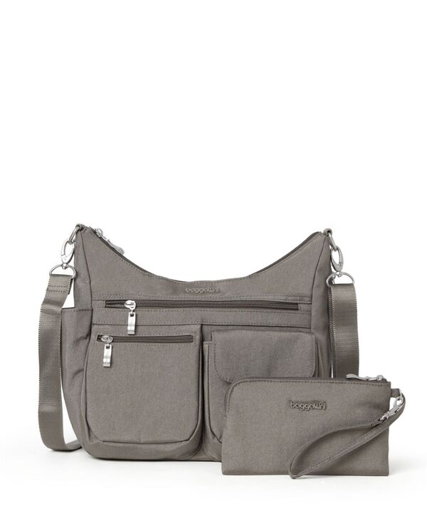 【送料無料】 バッガリーニ レディース ハンドバッグ バッグ Women 039 s Modern Everywhere Bag Set 2 Piece Sterling Shimmer