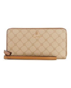 ̵ ʥ󥦥 ǥ åХå Хå Women's Linnette Zip Around Wristlet Wallet New Khaki Logo Camel