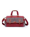 yz TSDuh fB[X {XgobO obO Stone Creek Waxed Canvas Duffel Bag Burgundy