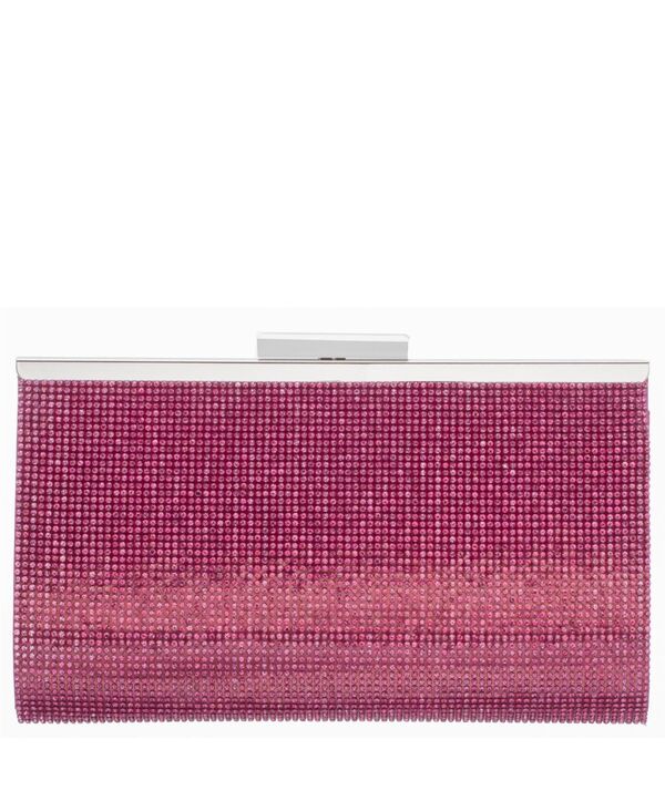 【送料無料】 ニナ レディース クラッチバッグ バッグ Women's Crystal Frame Clutch Wine