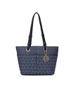 yz MKFRNV fB[X g[gobO obO Lori M logo Printed Women's Tote by Mia K Navy blue