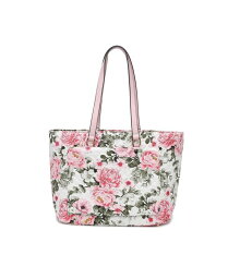 【送料無料】 MKFコレクション レディース トートバッグ バッグ Hallie Quilted floral Pattern Women's Tote Bag by Mia K White