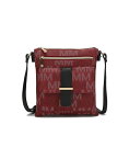 【送料無料】 MKFコレクション レディース ショルダーバッグ バッグ Jeni Multi Compartment Crossbody Bag by Mia K Burgundy