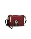 yz MKFRNV fB[X V_[obO obO Tarren Signature Crossbody Wristlet Bag by Mia K. Burgundy