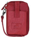 【送料無料】 マンシーニ レディース PC・モバイルギアケース アクセサリー Casablanca Collection RFID Secure Cell Phone Wallet Red(2)