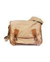 yz TSDuh fB[X V_[obO obO Dolphin Canvas Messenger Bag Beige