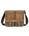 yz TSDuh fB[X V_[obO obO Valley River Canvas Messenger Bag Olive