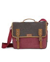 yz TSDuh fB[X V_[obO obO Mountain Wood Canvas Messenger Bag Burgundy