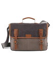 【送料無料】 TSDブランド レディース ショルダーバッグ バッグ Mountain Wood Canvas Messenger Bag Gray