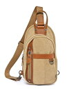 【送料無料】 TSDブランド レディース ボディバッグ・ウエストポーチ バッグ Agave Canvas Sling Bag Khaki(4)