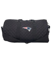 【送料無料】 フォコ レディース ボストンバッグ バッグ Women's New England Patriots Quilted Layover Duffle Bag Black