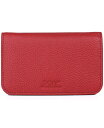 yz hbv fB[X z ANZT[ Women's Pik-Me-Up Snap Card Case Wallet Red