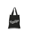 ブルックリン 【送料無料】 エルエーポップアート レディース トートバッグ バッグ Brooklyn Neighborhoods - Small Word Art Tote Bag Black