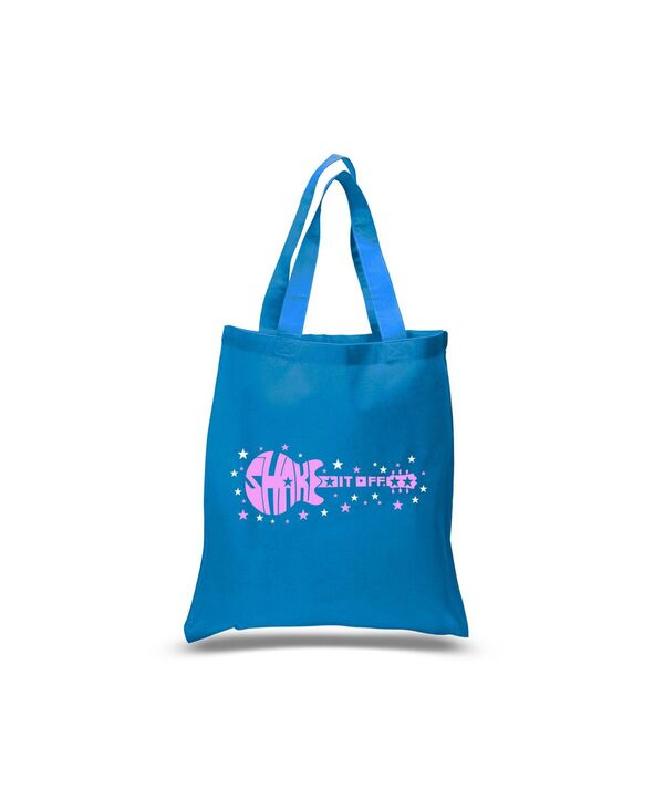 【送料無料】 エルエーポップアート レディース トートバッグ バッグ Shake it Off - Small Word Art Tote Bag Sapphire