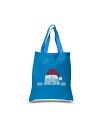 yz GG[|bvA[g fB[X g[gobO obO Christmas Peeking Dog - Small Word Art Tote Bag Sapphire