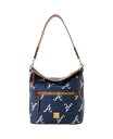 yz h[lCAho[N fB[X V_[obO obO Women's Atlanta Braves Sporty Monogram Large Purse Navy