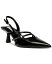 【送料無料】 スティーブ マデン レディース パンプス シューズ Women's Mayne Pointed-Toe Slingback Pumps Black Box Patent