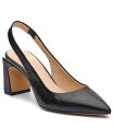 yz BXJ[g fB[X pvX V[Y Women's Hamden Slingback Pumps Black Leather