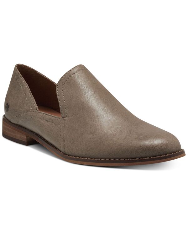 【送料無料】 ラッキーブランド レディース スリッポン・ローファー シューズ Women's Ellopy Cutout Flat Loafers Dune Leather 1