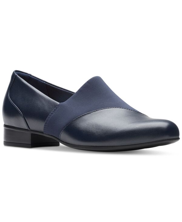 【送料無料】 クラークス レディース スリッポン・ローファー シューズ Women's Juliet Gem Slip-On Flats Navy Combi