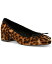 【送料無料】 スティーブ マデン レディース パンプス シューズ Women's Cherish Block-Heel Ballet Flats Leopard