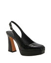 【送料無料】 ケイティ ペリー レディース パンプス シューズ Women 039 s Square Platform Sling-Back Heels Black