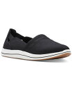 【送料無料】 クラークス レディース スニーカー シューズ Women's Cloudsteppers Breeze Step II Slip On Sneakers Black