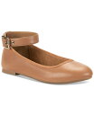 【送料無料】 サンストーン レディース パンプス シューズ Luellaa Buckled Ankle-Strap Flats Cinnamon