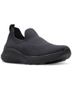 【送料無料】 クラークス レディース スニーカー シューズ Women 039 s Circuit Path Knit Slip-On Wedge Shoes Black/black