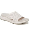 yz CJ fB[X T_ V[Y Women's Triumph Slide Sandals White Alyssum Fabric