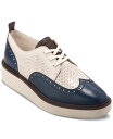 【送料無料】 コールハーン レディース オックスフォード シューズ Women's OriginalGrand Stitchlite Platform Oxfords Blue Wing Teal Ivory(4)