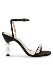 【送料無料】 ベッツィジョンソン レディース ヒール シューズ Women's Jacy Strappy Embellished Evening Sandals Black