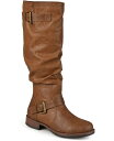 【送料無料】 ジュルネ コレクション レディース ブーツ・レインブーツ シューズ Women's Wide Calf Stormy Boots Tan