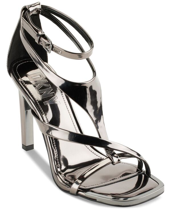 【送料無料】 ダナ キャラン ニューヨーク レディース サンダル シューズ Women 039 s Audrey Strappy Dress Sandals Dark Gunmetal