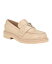 【送料無料】 ゲス レディース スリッポン・ローファー シューズ Women's Shatha Logo Hardware Slip-on Almond Toe Loafers Light Natural- Faux Patent Leather